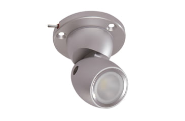 Image of Lumitec GAI2 333 Lumens Heavy-Duty Base Dimming Light w/ Built-In Switch / Brushed Housing, Warm White, 111909