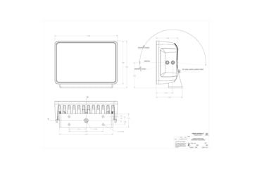 Image of Lumitec Maxillume H120 12000Lumens LED Trunnion Mount Flood Dimming Light w/ White Housing, White, 101346