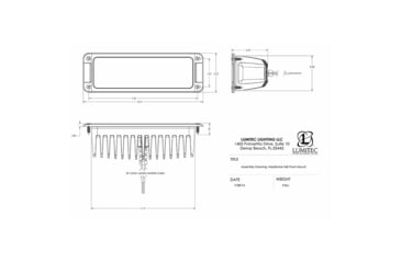 Image of Lumitec Maxillume H60 6000 Lumens LED Flush Mount Flood Dimming Light w/ White Housing, White, 101336