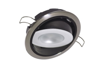 Image of Lumitec Mirage 305 Lumens LED Positionable Down Dimming Light w/ Bezel, Polished Bezel, White, 115113