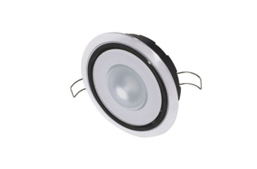 Image of Lumitec Mirage 305 Lumens LED Positionable Down Dimming Light w/ White Dimming/ Red/Blue Non-Dimming / Bezel, White Bezel, 115128