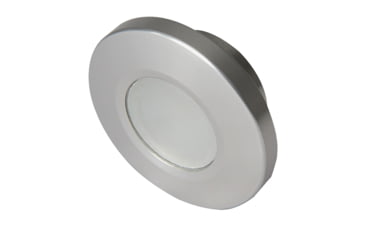 Image of Lumitec Orbit 210 Lumens LED Flush Mount Down Non-Dimming Light, Brushed Finish, White, 112503