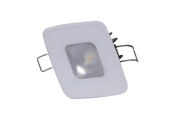 Image of Lumitec Square Mirage Down 380 Lumens Hi CRI LED Light w/ Dimming / Glass Housing, No Bezel, Warm White, 116199