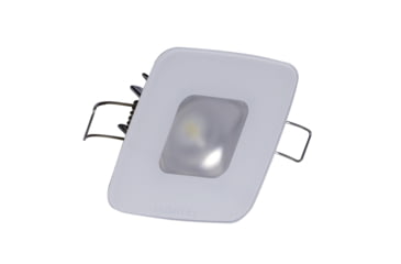 Image of Lumitec Square Mirage Down 380 Lumens Hi CRI LED Light w/ Dimming / Glass Housing, No Bezel, Warm White, 116199