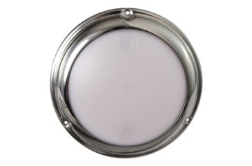 Image of Lumitec TouchDome 244 Lumens LED Dome Dimming Light, Polished SS Finish, White/Red, 101098
