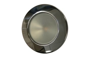 Image of Lunasea Lighting Gen 3 Indoor/Outdoor Recessed 3.5in LED 2700K 85 CRI Dimmable COB Light w/Polished SS Bezel, Warm White, LLB-46WW-3A-SS