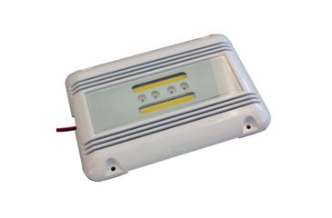 Image of Lunasea Lighting 10-40 VDC 16W  3200 Lumen Ignition Proof LED Engine Room Utility Light, 4000K Natural White LEDs, LLB-51WO-91-10