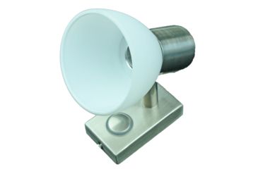 Image of Lunasea Lighting 3W LED Wall Mount Light Fixture w/ Touch Dimming, Brushed Nickel, Warm White, LLB-33EW-81-OT