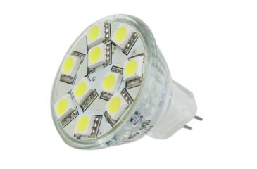 Image of Lunasea Lighting MR11 10 LED Light Bulb, Cool White, LLB-11TD-61-00
