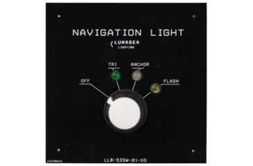 Image of Lunasea Lighting Tri/Anchor/ Flash Fixture Switch, LLB-53SW-81-00