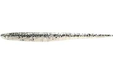 Image of Lunker City Slug-Go Soft Stickbait Soft Bait, 8, 6in, Salt/Pepper Silver Phantom, 61010