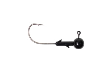 Image of Lunkerhunt Gamefish Ball Head Jig, Gloss Black, 1/4 oz, JGFBG303