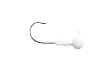 Image of Lunkerhunt Gamefish Ball Head Jig, Matte White, 1/8 oz, JGFBT101