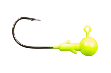 Image of Lunkerhunt Panfish/Live Bait Ball Head Jig, Gloss Chartreuse, 1/32 oz, JPLBG102