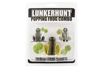 Image of Lunkerhunt Popping Frog Combo, Assortment, 2.25in &amp; 1/2 oz, PFCOM01