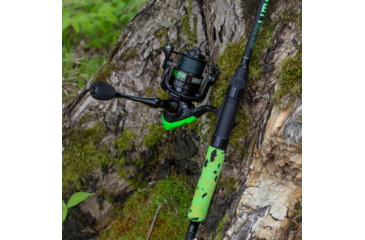 Image of Lunkerhunt Sublime Spinning Rod Combo, Camo Green, 6ft 8in, WMCG01