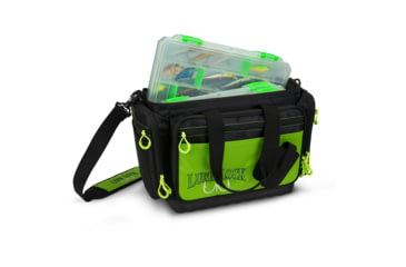 Image of Lure Lock Soft Sided Bag &amp; 5 Medium Boxes w/Tak Liner Pack Combo, Clear/Green, Green/Black, LLPKC
