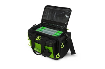 Image of Lure Lock Soft Sided Bag &amp; 5 Medium Boxes w/Tak Liner Pack Combo, Clear/Green, Green/Black, LLPKC