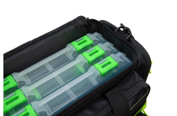 Image of Lure Lock Soft Sided Bag &amp; 5 Medium Boxes w/Tak Liner Pack Combo, Clear/Green, Green/Black, LLPKC