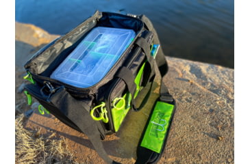 Image of Lure Lock Soft Sided Bag &amp; 5 Medium Boxes w/Tak Liner Pack Combo, Clear/Green, Green/Black, LLPKC