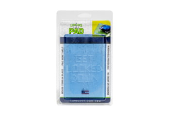 Image of Lure Lock Sticky Gel Lure Pad, Large, Ocean Blue, Clear, LLP1