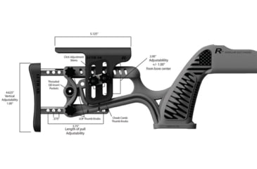 Image of Luth-AR 10/22 Modular Chassis Assemblied, Black, MCA-22