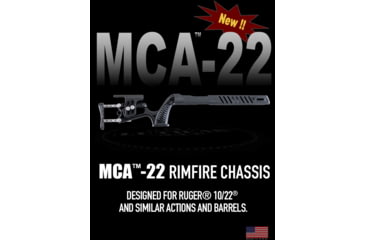 Image of Luth-AR 10/22 Modular Chassis Assemblied, Black, MCA-22