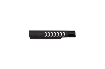 Image of Luth-AR Commerical Scallop Carbine Buffer Tube, AR-10/ AR-15, 5.56x45mm NATO/ 7.62x51mm NATO, 7.25in Length, 6 Positions, 6061-T6 Aluminum, Anodized, Black, BS-15SC