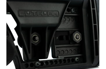 Image of Luth-AR MBA-1 Modular Buttstock Assembly w/ 3-Axis Butt Plate, Black, MBA-1-3AX