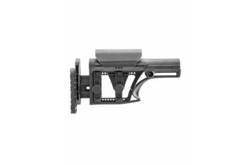 Image of Luth-AR MBA-1 Modular Buttstock Assembly w/ 3-Axis Butt Plate, Black MBA-1-3AX