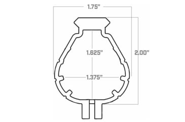 Image of Luth-AR Palm Handguard - Vented 15 in - KeyMod, Black, HG-V-15K