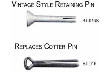 Image of Luth-AR Vintage Style AR15 Firing Pin Retainer, Chrome Plated Steel, Silver, BT-16S