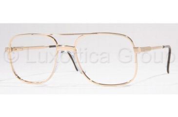 Image of Luxottica LU 1020UT Eyeglasses Styles, Gold Frame w/Non-Rx 54 mm Diameter Lenses, 00GP-5419