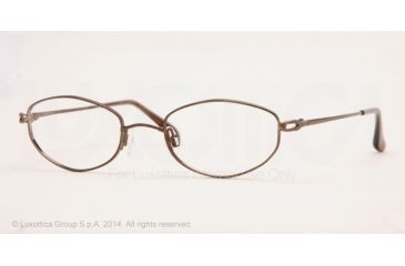 Image of Luxottica Eyeglass LU6533 3004-49 - Brown Frame
