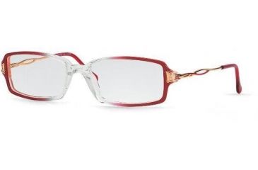 Image of Luxottica Eyeglasses LU4307-L1054-5417 with No Line Progressive Rx Prescription Lenses 54 mm Lens Diameter / Transparent Violet Gradient Frame