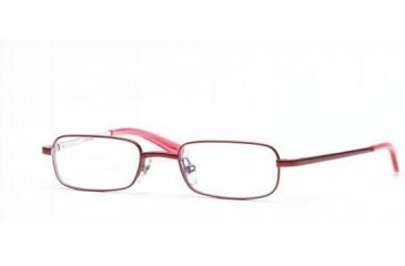 Image of Luxottica Eyeglasses Frames LU6062-T388-4517 45 mm Lens Diameter / Red-bordeaux Outside Frame w/Non-Rx Lenses