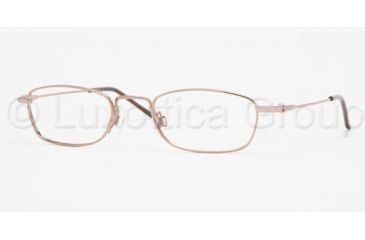 Image of Luxottica Eyeglasses LU6526 with No Line Progressive Rx Prescription Lenses 3004-4719 - Brown 
