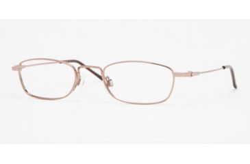 Image of Luxottica Eyeglasses LU6526-3025-4719 with No Line Progressive Rx Prescription Lenses 47 mm Lens Diameter / Light Brown Frame