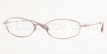 Image of Luxottica Eyeglasses LU6535 with Lined Bifocal Rx Prescription Lenses, Select Frame Color 51 mm Lens Diameter / Shiny Gun Frame