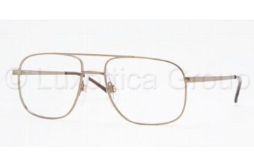 Image of Luxottica LU 1222T Eyeglasses Styles, T129 Gold Frame w/Non-Rx 54 mm Diameter Lenses, T129-5417
