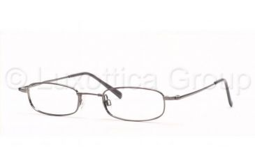 Image of Luxottica Eyeglasses LU6516 with No-Line Progressive Rx Prescription Lenses, Select Frame Color / Lens Diameter Gunmetal Frame / 47 mm Prescription Lenses