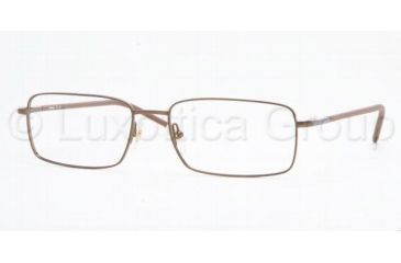 Image of Luxottica LU 6545 Eyeglasses Styles - Brown Frame w/Non-Rx 53 mm Diameter Lenses, 3054-5317