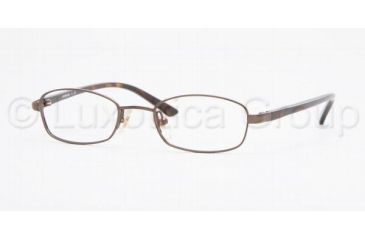 Image of Luxottica LU6549 Progressive Eyeglasses - Brown Demo Lens Frame / 43 mm Prescription Lenses, 3066-4317