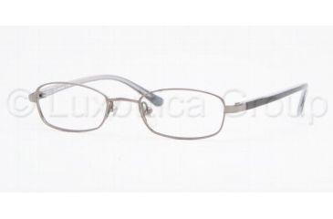 Image of Luxottica Eyeglasses LU6549 with No-Line Progressive Rx Prescription Lenses, Select Frame Color / Lens Diameter Gunmetal Frame / 45 mm Prescription Lenses