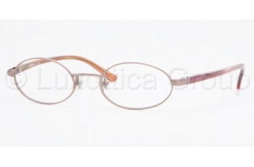Image of Luxottica LU 6550 Eyeglasses Styles, Pink Frame w/Non-Rx 42 mm Diameter Lenses, 3058-4217