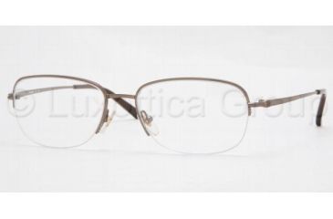 Image of Luxottica LU6554 SV Prescription Eyeglasses - Brown Demo Lens Frame / 53 mm Prescription Lenses, 3049-5317