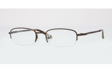 Image of Luxottica LU6557 Progressive Eyeglasses, Brown Frame / 47 mm Prescription Lenses, 3076 4717