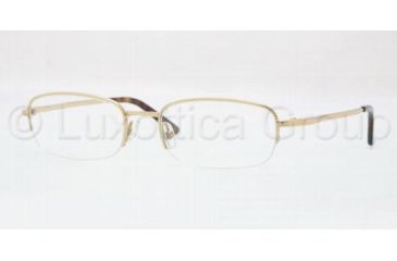 Image of Luxottica LU6557 Progressive Eyeglasses, Gold Frame / 47 mm Prescription Lenses, 3073 4717