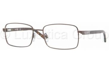 Image of Luxottica LU1378 Progressive Prescription Eyeglasses F230-5517 - Shiny Black Cocoa 