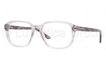 Image of Luxottica LU3207 Eyeglass Frames C525-5218 - Gray Transparent Frame, Demo Lens Lenses